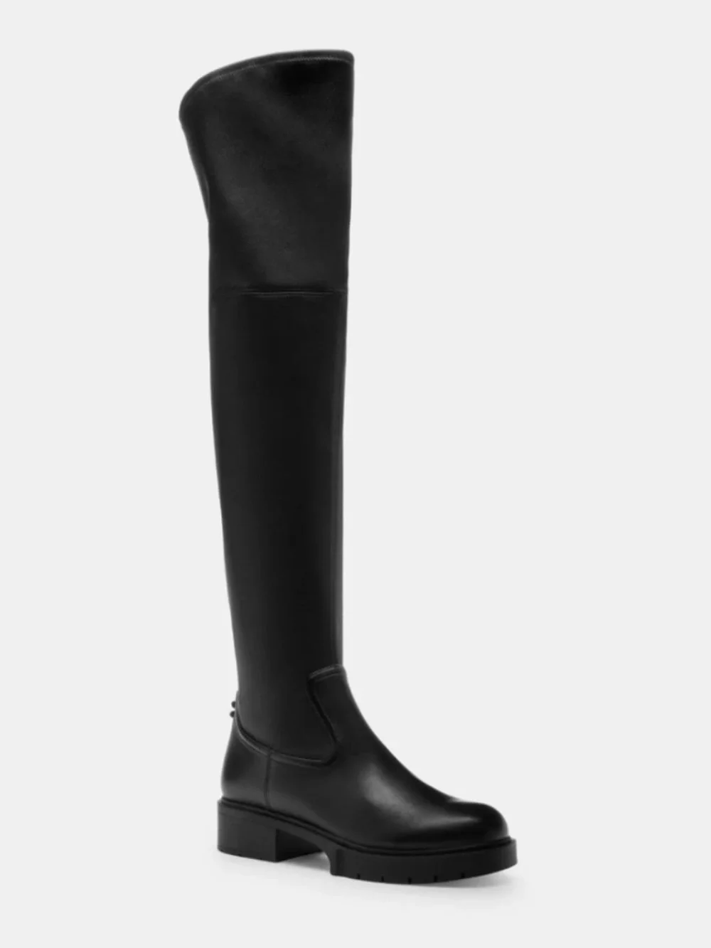 Coach Boots Lisa Over-The-Knee in Black Leather
